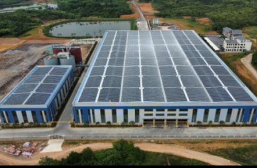 509-2022年4月，安徽池州汇成物资4MW光伏发电BIPV项目，年发电约400万度，满足约40%用电需要.jpg